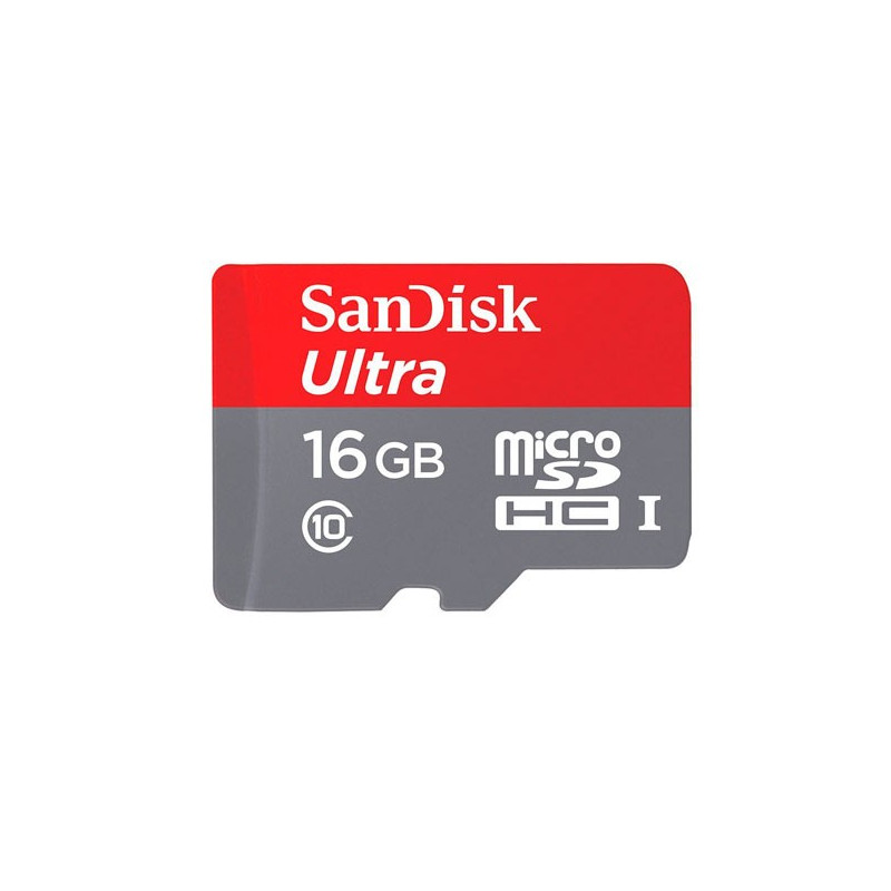 TARJETA MEMORIA SANDISK MICRO-SDHC 16GB (CLASS 10)