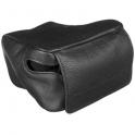 LEICA LEATHER POUCH, BLACK, LARGE FRONT