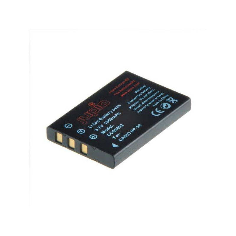 Jupio CCS0002 - Batería compatible con Casio NP 30 / NP 60 / SLB 1137 / D LI2 100