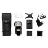 Rollei Pro 58F Flash para Canon/Nikon con batería de litio