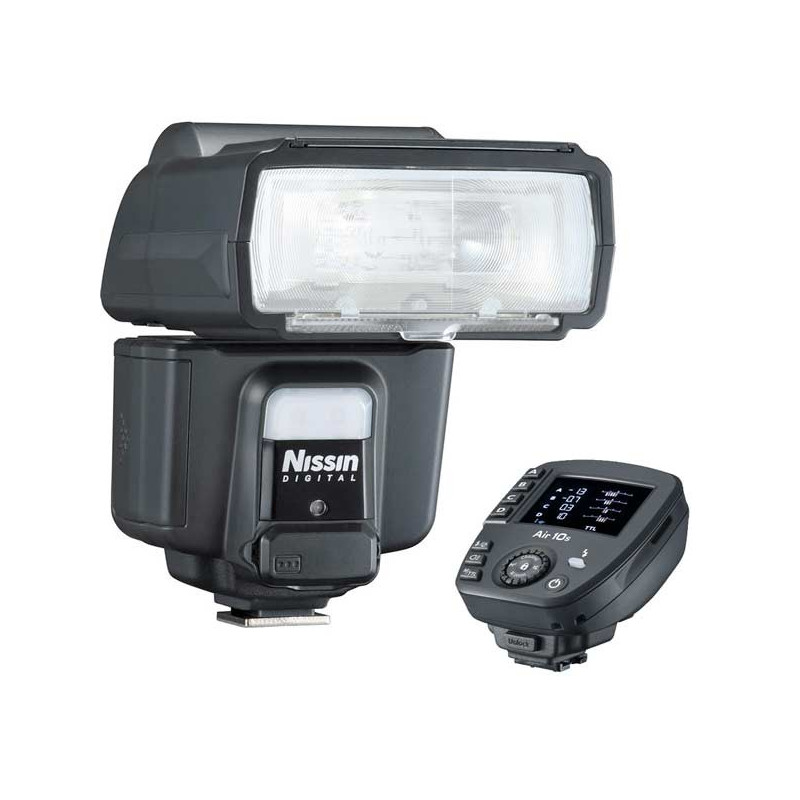 Nissin i60A + Air 10S para Nikon - Kit de Flash y disparador inalámbrico