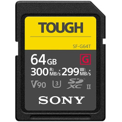 Sony TOUGH 64Gb - Tarjeta de memoria SD UHS-II SF-G64T