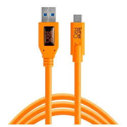 Tether Tools TetherPro - Cable USB 3.0 a USB Tipo C de 4.6m - CUC3215ORG