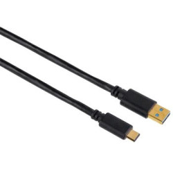 Cable USB Tipo C a USB Tipo A 3.0 Hama de 0.75m
