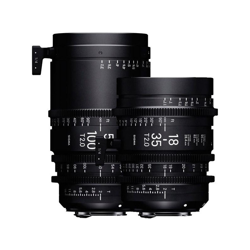 Sigma Cine Lens ZOOM 18-35mm T2 + 50-100mm T2 - Montura PL