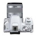 Canon EOS 250D Blanca + 18-55 III + Estuche + SD 16 GB + Gamuza - Vista superior