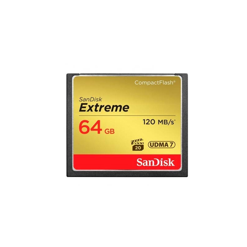 Sandisk Compact Flash Extreme 64Gb 120MBps