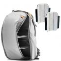 Peak Design Everyday Backpack ZIP 20L V2 Ash - bolsa abierta y separadores FlexFold