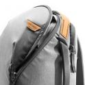Peak Design Everyday Backpack ZIP 15L V2 Ash - Detalle de cierres y cremallera