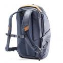 Peak Design Everyday Backpack ZIP 15L V2 Midnight blue - Inspiración urbana de alta gama - Reverso y detalle de correas