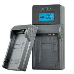 Cargador Jupio USB Monomarca Nikon Fuji Olympus Samsung y Pentax 3,6 a 4,2V  LNI0034