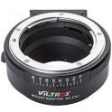 Viltrox Adaptador Manual de Lentes Nikon G y D para montura Fuji X - Detalle del aro de control de diafragma