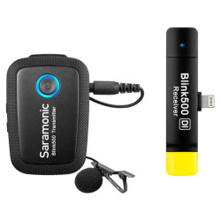 Saramonc BLINK 500 B3 - Micrófono ialámbrico con receptor para iPhone