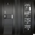 Sigma 150-600mm F.5-6.3 DG OS HSM Contemporary para Nikon F    Detalle de los controles