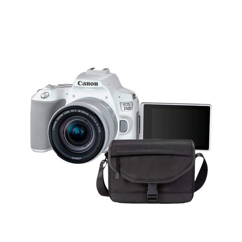 Canon EOS 250D Blanca + 18-55 III + Estuche + SD 16 GB + Gamuza - Oferta contrato VIP
