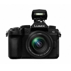 Panasonic LUMIX G90 + 12-60mm -  vista frontal
