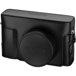 Fujifilm LC-X100V - Funda de piel negra para Fuji X100V