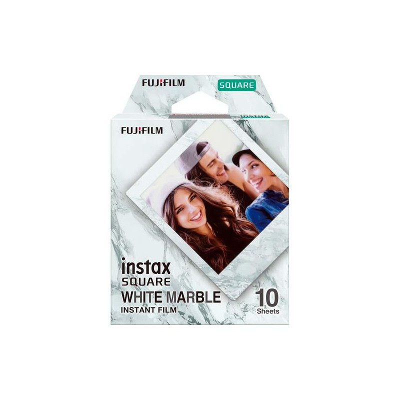 Fujifilm Instax Square White Marble (10 fotos) - Película Fujifilm para Instax Square