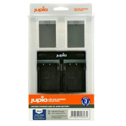 Jupio Kit 2 Baterias Olympus BLS 5/BLS 50 + Cargador Dual