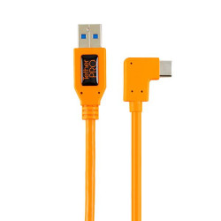 Tetherpro USB 3.0  Right Angle Adapter USB 3.0 to USB-C (CUCRT02-ORG)