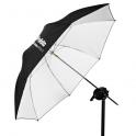 Profoto Umbrella Shallow White S - Paraguas blanco ligero de 85 cm. - ref. 100971 - diagonal sobre tipode