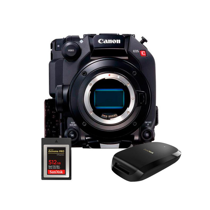 Canon EOS C500 Mark II + 512Gb CFexpress + Lector de tarjetas