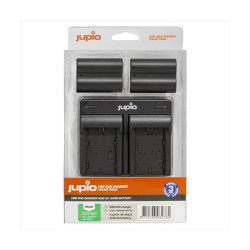 Jupio Kit 2 Baterias Fuji W235 + cargador doble por puerto USB