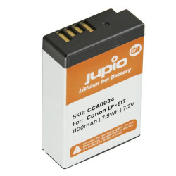 Batería Jupio Canon LP-E17 de 1100 Mah.