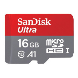 Sandisk Tarjeta Memoria Micro SD HC Ultra 16Gb. Clase 10 - hasta 98 Mbps