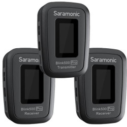 Saramonic Blink 500 Pro B2 - set de microfonía inalámbrica de 2 emisores y 1 receptor