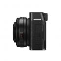 Fujifilm X-E4 Negra + XF 27mm. f2.8 R WR - vista lateral
