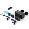 Hollyland Lark 150 Kit - Set de 2 micrófonos y receptor