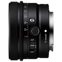Sony FE 40mm f2.5G - Objetivo para full frame - SEL40G25G - vista lateral