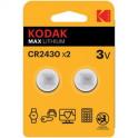 Kodak CR2430 3V - Pila Blister de 2 unidades