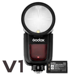 Godox V1 - Flash TTL para Fujifilm con Batería de Litio (Godox V1-F)