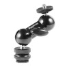Smallrig 1135 - Micro rótula de doble bola con soporte de zapata y rosca 1/4"