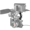 Smallrig 1135 - Micro rótula de doble bola con soporte de zapata y rosca 1/4" - ejemplo de uso