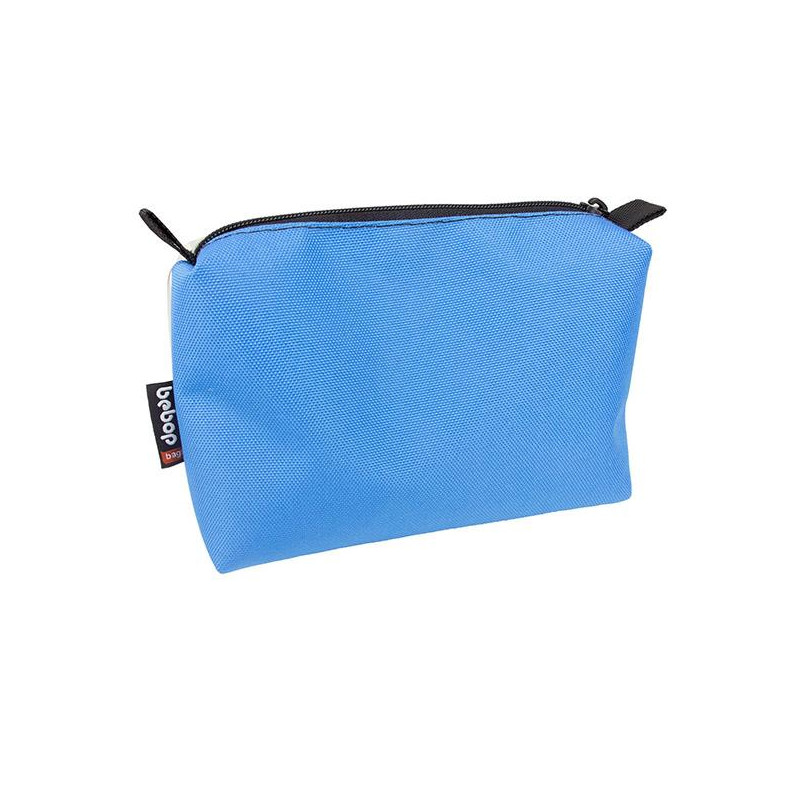 Bebop Pouch - Bolsa de PVC transparente de color azul