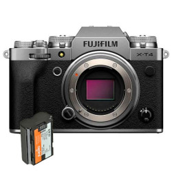 Fujifilm X-T4 Plata Cuerpo - Vista frontal