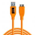 Tether Tools Starter Tethering Kit BTK54  - Kit cable Usb 3.0 a Micro-B de 4.6 metros en naranja