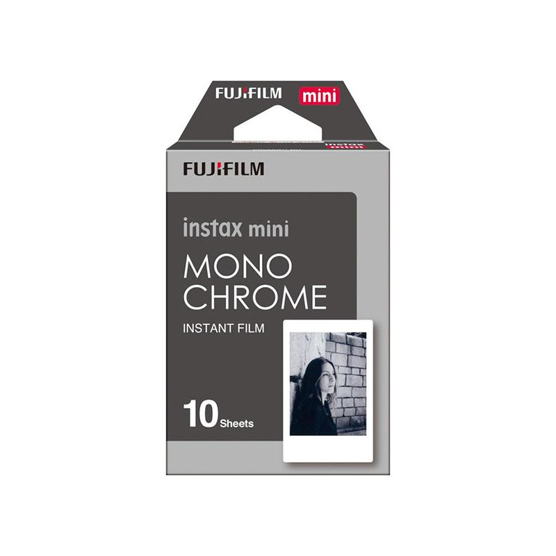 Fuji Instax Mini MonoChrome - Carrete de 10 fotos para cámaras Instax Mini