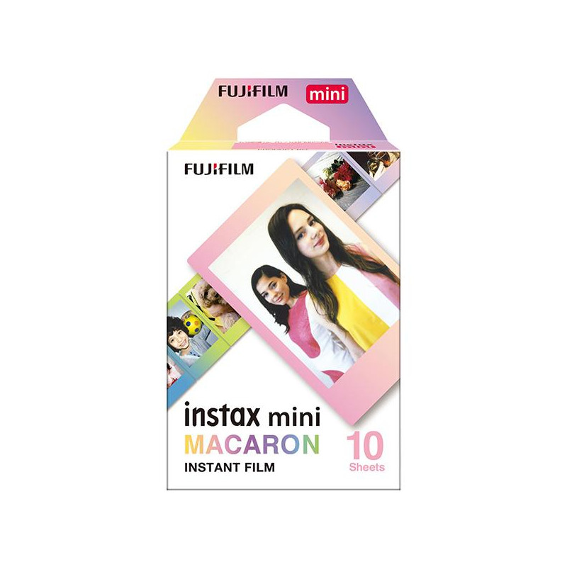Fuji Instax Mini Macaron  Carrete de 10 fotos para cámaras Instax Mini