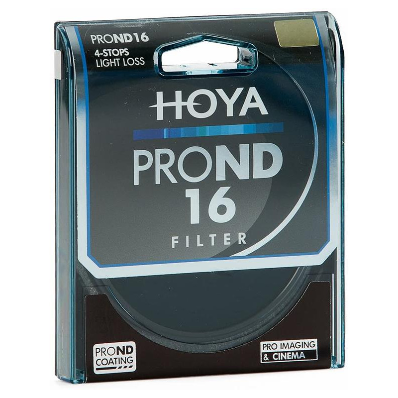 Hoya Pro ND16 77mm - Filtro de densidad neutra de 4 stops - 58423 - caja