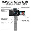 Sony ZV-E10 + 16-50 mm -  Cámara mirrorless E-mount para vloggers - ZVE10LBDI.EU 