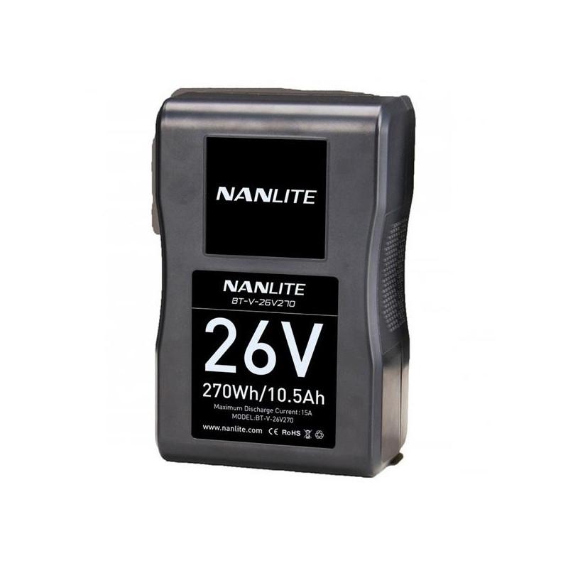 Nanlite Batería V-Mount 26V 270Wh - Batería montura V-Mount - NABTV26V270