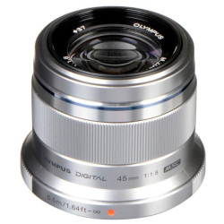 Olympus M.Zuiko 45 mm F1.8 Plata - lente para retratos - V311030SU000