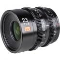 Viltrox Cinematic MF 23mm T1.5 - Objetivo de cine para cámaras Sony E-Mount - vista lateral