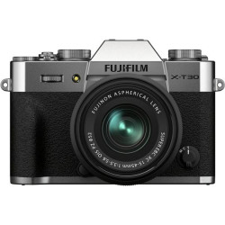 Fujifilm X-T30 II Plata + XC 15-45 mm - Fuji  XT30 II Silver + objetivo electrónico - 16759768 - Vista frontal