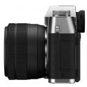 Fujifilm X-T30 II Plata + XC 15-45 mm - Fuji  XT30 II Silver + objetivo electrónico - 16759768 - Vista lateral