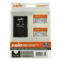 JUPIO KIT 2 BATERIAS NP-BX1 + CARGADOR DUAL USB - CSO1000
